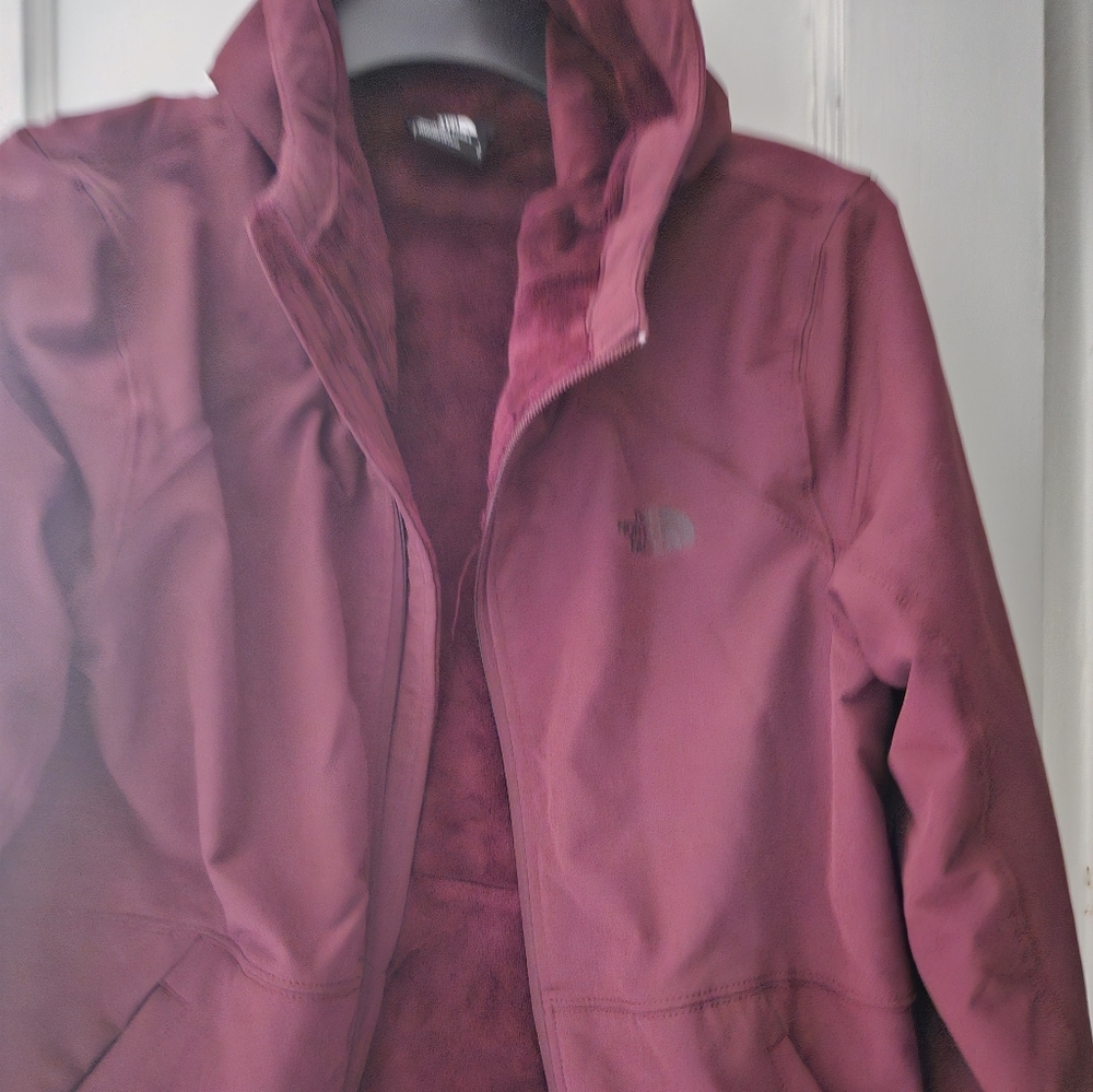 Northface burgundy jacket